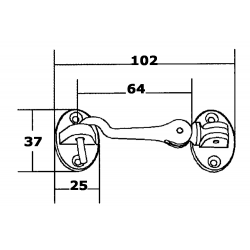 Stainless steel hook 316 with double joint 2