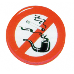 No smoking on board embossed