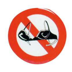 No bra with raised edges