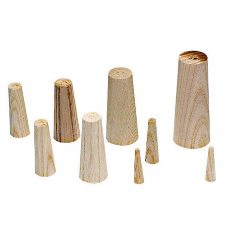 Wooden cones kit 9 pcs variable 3
