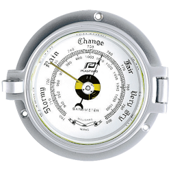Barometer ø mm.120 matt chromed aluminium