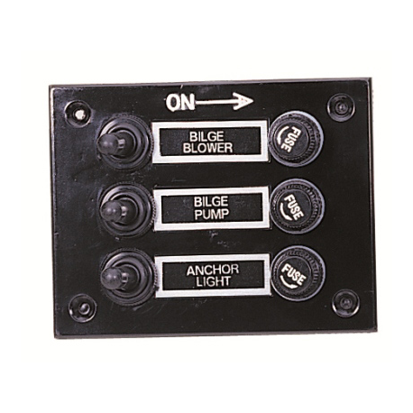 ABS 3-switch panel