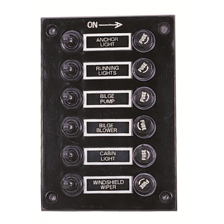 6-switch panel in ABS