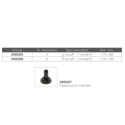 6-bryterpanel i ABS 2