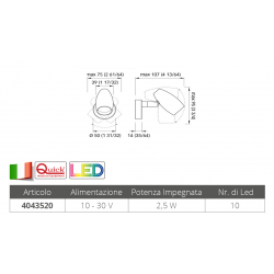 Olivia säädettävä LED-kohdevalaisin 2