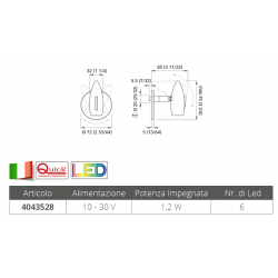 Adjustable led spotlight nicole 2