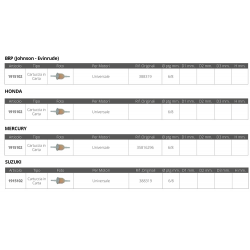 Bränslefilter ø mm. 6/8 2