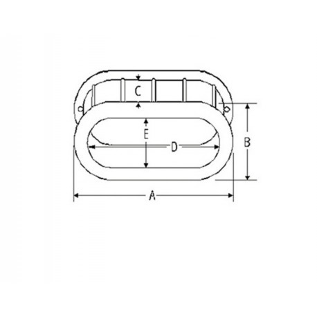 Scarico per pozzetti in nylon