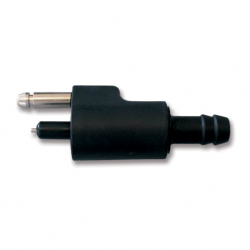 Plug with multi-brand hose connector