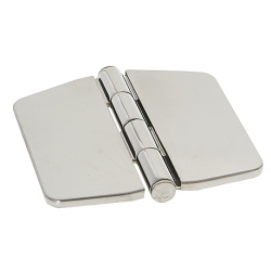 Cerniera con copertura mm.74x75 perno semincasso