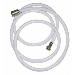 White plastic hose for shower