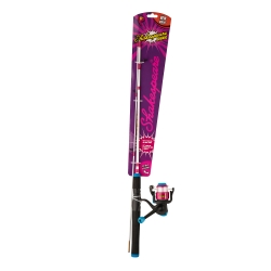 Shakespeare Cosmic Pink Spinning Combo Hengel + Reel voor Kinderen