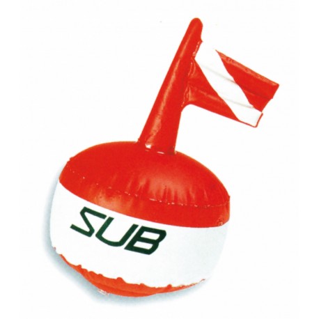 Buoy diving inflatable flag