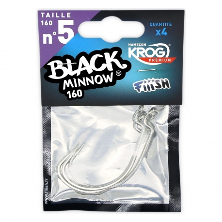 Fiiish Black Minnow N.5 Krog 4 hooks Premium by VMC