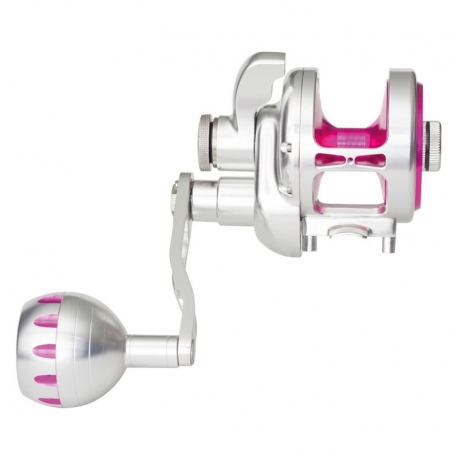 Ryoko Borka 200L Silver Pink trolling reel