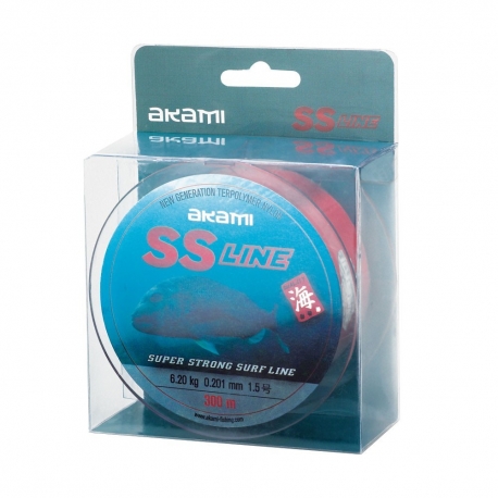 Akami SS-Line 0.20MM Nylon Line 300M Red