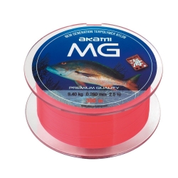 Akami MG Line 0.35MM nylon vislijn 300M Roze