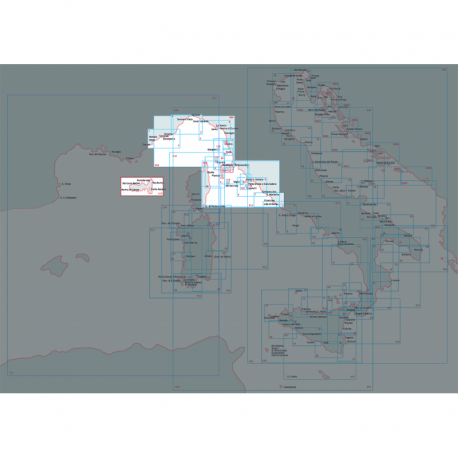 Nautical chart - Ligurian Sea and North Central Tyrrhenian Sea