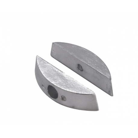 Pair of aluminium plates for 110/120 hp s-b s-c