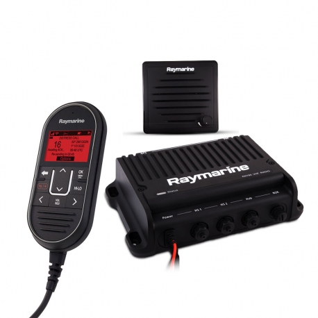 VHF Ray91 Black Box with integrated AIS receiver - Raymarine