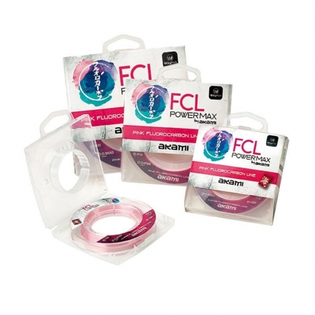 Akami FCL Power Max 0.40MM Fluorocarbon Pink 50M