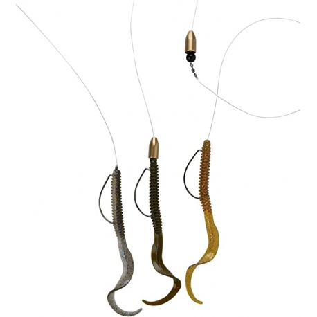 Savage Gear Rib Worm 47 Piece Spinning Combo Kit