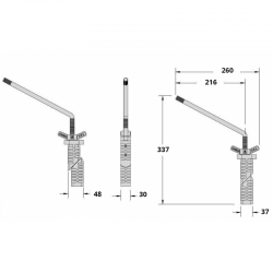 Grillstativ i rustfritt stål 2