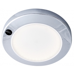 Plafoniera ABS Saturn LED cromata a filo