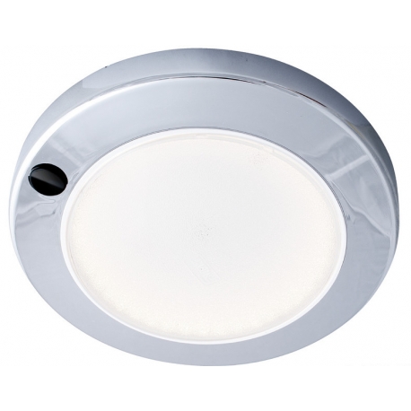 ABS Saturn LED chrome flush-mounted ceiling lamp