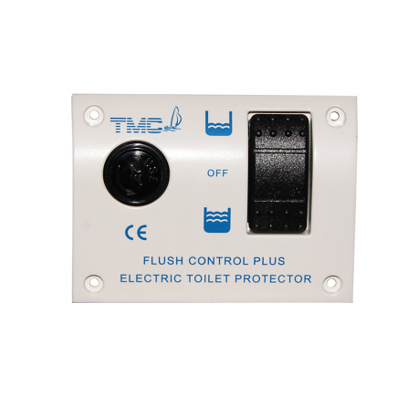 12 V electric panel with switch for toilet