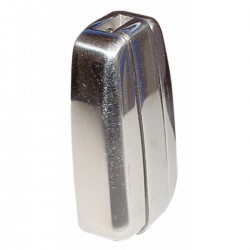 AISI 316 ruostumattomasta teräksestä valmistettu sisäänvedettävä vaateripustin palautusjousella