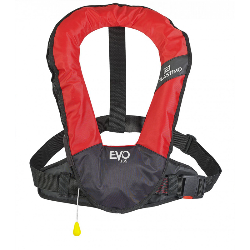 165N Evo automatic selfinflating life jacket Plastimo Color Red