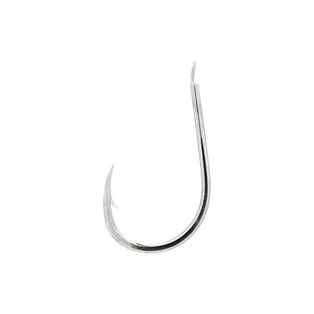 Tubertini series 50 N.4 nickel-plated fishing hook