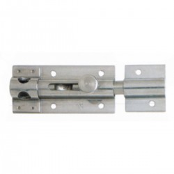 Stainless steel deadbolt with round rod holder