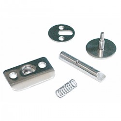 Concealed AISI 316 stainless steel spring post for doors 2