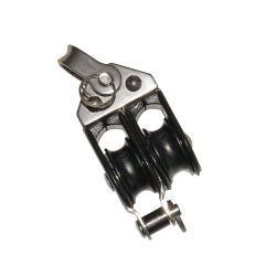 Double fixed block Ø 6 mm. with becket - Viadana