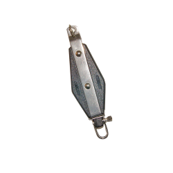 8 mm diameter double fiddle block with becket and ball bearings - Viadana