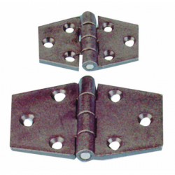 Zwarte vierkante nylon rits