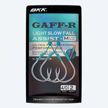 BKK SF Gaff-R Light Slow Fall Assist-M double hook N.2/0