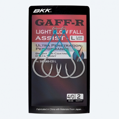BKK SF Gaff-R Light Slow Fall Assist-L double hook N.2/0