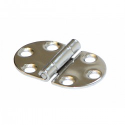 Spiegelgepolijst scharnier - Pen Ø 6 mm.