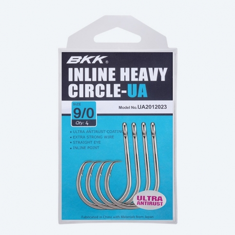 BKK Inline Heavy Circle-UA No.6/0 big game hook