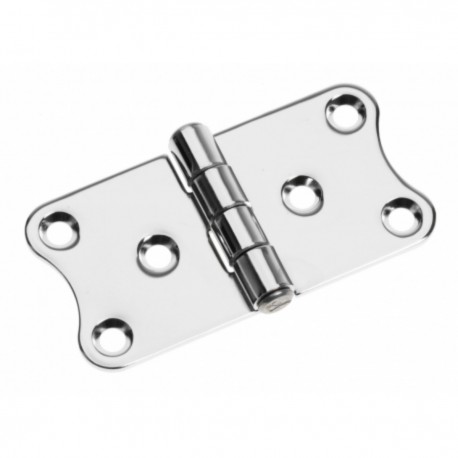 Mirror polished hinges - Dimensions 78 x 40