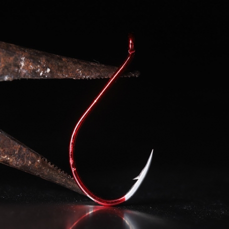 BKK Red Octopus Beak N.1/0 amo da pesca rosso