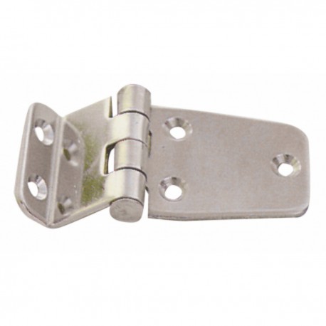Mirror polished stainless steel square hinge