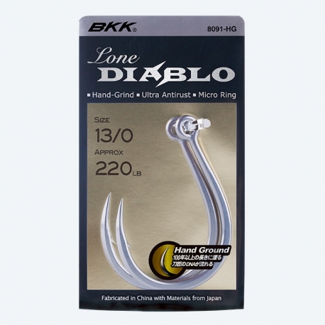 BKK Lone Diablo Ultra-Antitrust N.2/0 spinning hook