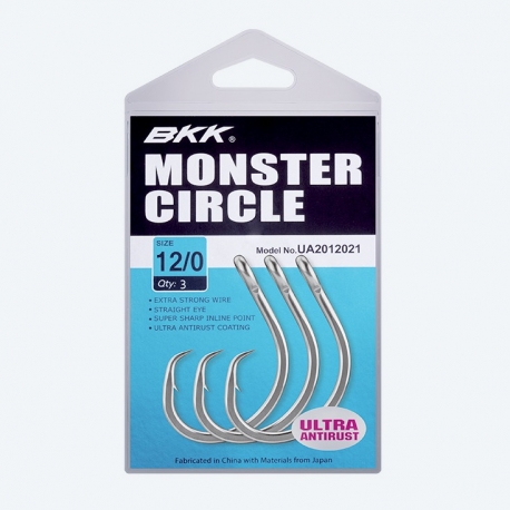 BKK Monster Circle Ultra-Antitrust N.6/0 Drifting Hooks