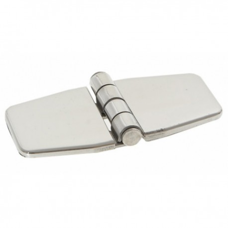 Hinge with aisi 316 stainless steel cover - Dimensions 76 x 37