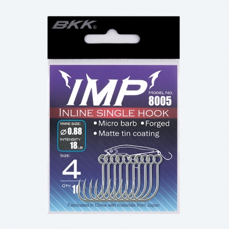 BKK Imp 8005 N.2 single hook for fishing lures