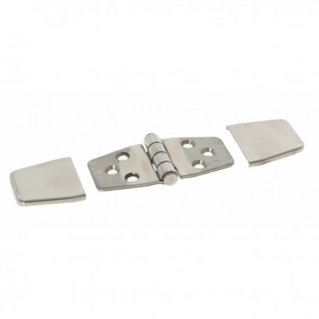 Hinge with AISI 316 stainless steel cover - Dimensions 76 x 37